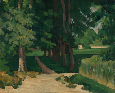 L'Allée au Jas de Bouffan (The Driveway at the Jas de Bouffan) Paul Cezanne